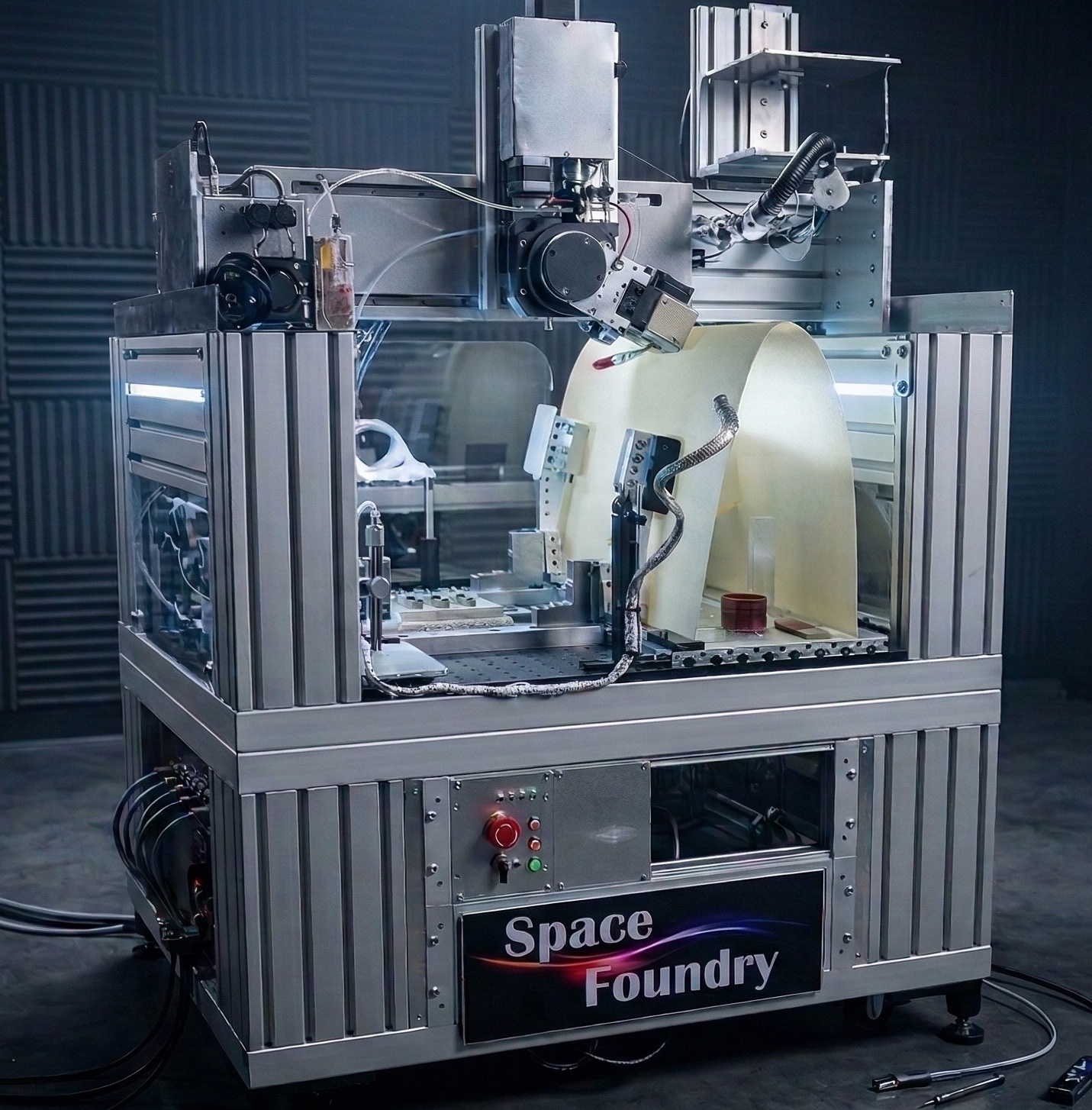 Conformal antenna printing application on aerospace structures